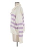Le Lis Stripes Purple Pullover Sweater Size M - photo 5