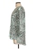 The Limited Paisley Teal 3/4 Sleeve Blouse Size L - photo 5