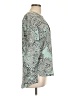 The Limited Paisley Teal 3/4 Sleeve Blouse Size L - photo 4
