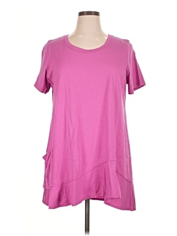 LOGO by Lori Goldstein Short Sleeve Top (view 1)