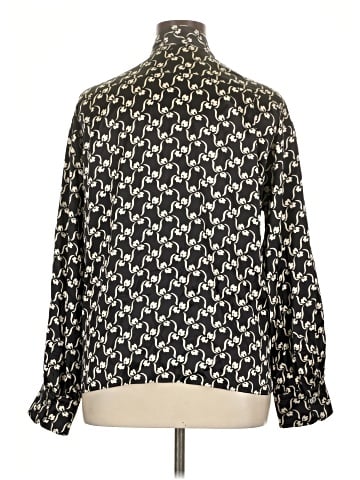 Tory Burch Long Sleeve Silk Top (view 2)