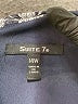 Suite 7 100% Polyester Black Blue Casual Dress Size 14 - photo 7