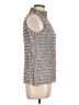 NY Collection Gray Sleeveless Blouse Size L - photo 4