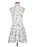 Unbranded Floral White Casual Dress Size S (estimated) - photo 1
