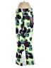Spyder 100% Polyester Print Green Casual Pants Size 4 - photo 1
