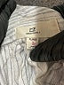 Thread & Supply Stripes Silver Short Sleeve Blouse Size XL - photo 7