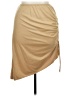 Vanity Solid Tan Casual Skirt Size XL - photo 1