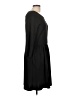 Gap Outlet Solid Black Casual Dress Size L - photo 4