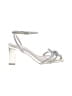 Qupid Metallic Silver Gold Sandals Size 7 1/2 - photo 1