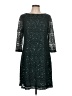 JH Evenings Stars Teal Cocktail Dress Size 12 - photo 1