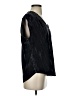 Dear John 100% Polyester Black Short Sleeve Blouse Size S - photo 4
