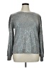 John Paul Richard Metallic Silver Pullover Sweater Size XL - photo 1
