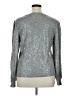 John Paul Richard Metallic Silver Pullover Sweater Size XL - photo 2