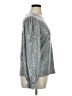 John Paul Richard Metallic Silver Pullover Sweater Size XL - photo 4