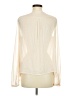 TJD 100% Polyester Ivory Long Sleeve Blouse Size M - photo 2