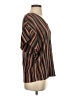 Vanessa Virginia 100% Polyester Brown Poncho Size XS - photo 4
