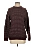 River Island Houndstooth Burgundy Pullover Sweater Size XS - photo 1