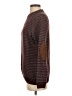 River Island Houndstooth Burgundy Pullover Sweater Size XS - photo 5