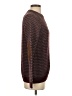 River Island Houndstooth Burgundy Pullover Sweater Size XS - photo 4