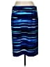 Grace Elements Stripes Blue Casual Skirt Size L - photo 2