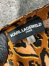 Karl Lagerfeld Paris 100% Polyester Animal Print Brown Long Sleeve Blouse Size M - photo 7
