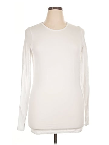 White + Warren Long Sleeve T-Shirt (view 1)
