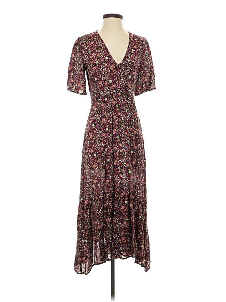 Pre-owned Ba&sh Casual Dress In Brown
