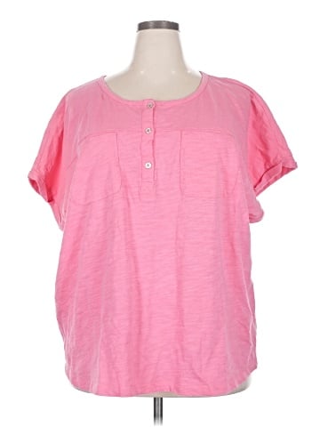 Cj Banks Short Sleeve Henley (view 1)