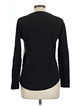 Madewell Whisper Cotton Long-Sleeve Crewneck Tee in Stripeblock (view 2)