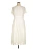 J.Crew 100% Polyester Ivory Casual Dress Size 16 - photo 1