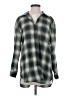 Lola River Plaid Green Long Sleeve Blouse Size S - photo 1