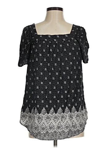 Caffé Marrakesh Short Sleeve Blouse (view 1)