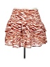 Shein Curve Animal Print Orange Casual Skirt Size 3X - photo 1