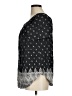 Caffé Marrakesh 100% Rayon Black Short Sleeve Blouse Size M - photo 5