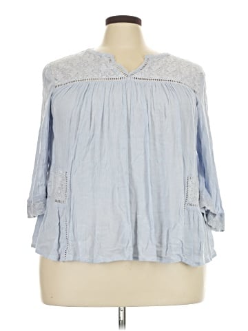 Ellos 3/4 Sleeve Blouse (view 1)
