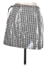 FRNCH Houndstooth Brown Silver Casual Skirt Size M - photo 2