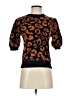 Amour Vert 100% Cotton Animal Print Multi Color Brown Pullover Sweater Size XS - photo 1
