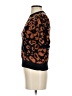 Amour Vert 100% Cotton Animal Print Multi Color Brown Pullover Sweater Size XS - photo 5