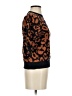 Amour Vert 100% Cotton Animal Print Multi Color Brown Pullover Sweater Size XS - photo 4