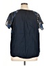 CALVIN KLEIN JEANS 100% Polyester Blue Short Sleeve Blouse Size 1X - photo 2