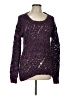 Jeans By Buffalo Tweed Purple Pullover Sweater Size L - photo 1