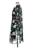 eShakti 100% Polyester Floral Teal Casual Dress Size M - photo 5