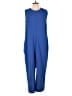 Escada 100% Polyester Blue Jumpsuit Size EU 42 / US 12 - photo 1