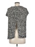 Eileen Fisher Silver Short Sleeve Top Size M - photo 2