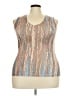 Made With Love Brown Sleeveless Top Size XXL - photo 1