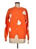 Unbranded Hearts Orange Cardigan Size M - photo 1