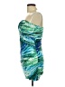 Body Central Tie-dye Green Cocktail Dress Size L - photo 5