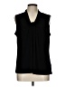 Kasper Black Sleeveless Blouse Size L - photo 1