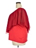 Venus 100% Polyester Red Short Sleeve Blouse Size 2X - photo 5