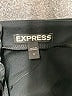 Express Solid Black Formal Skirt Size 2 - photo 4